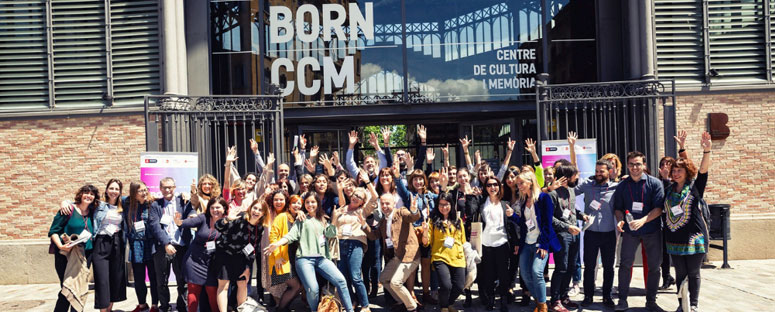 personas asistentens a una jornada en el Born de Barcelona